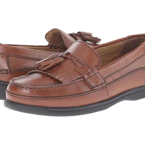 Dockers Sinclair Leather Dress Casual Tassel Loafer Shoes, Antique Brown, 8.5 main image 5
